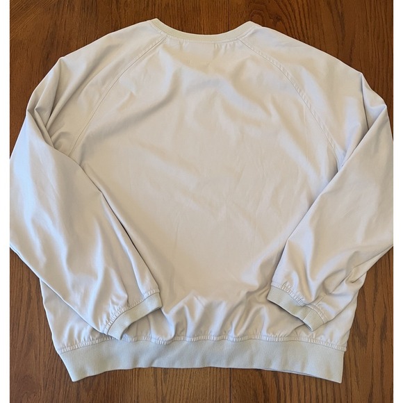 Ashworth Weather System‎ Golf Pullover Windbreaker Taupe Cream Women's XL - Picture 7 of 7